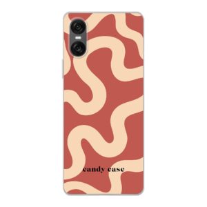 Candy swirl Red soft case Sony telefoonhoesje