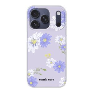 Candy flower purple iPhone soft telefoonhoesje