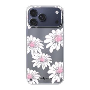 Candy flower pink iPhone soft telefoonhoesje