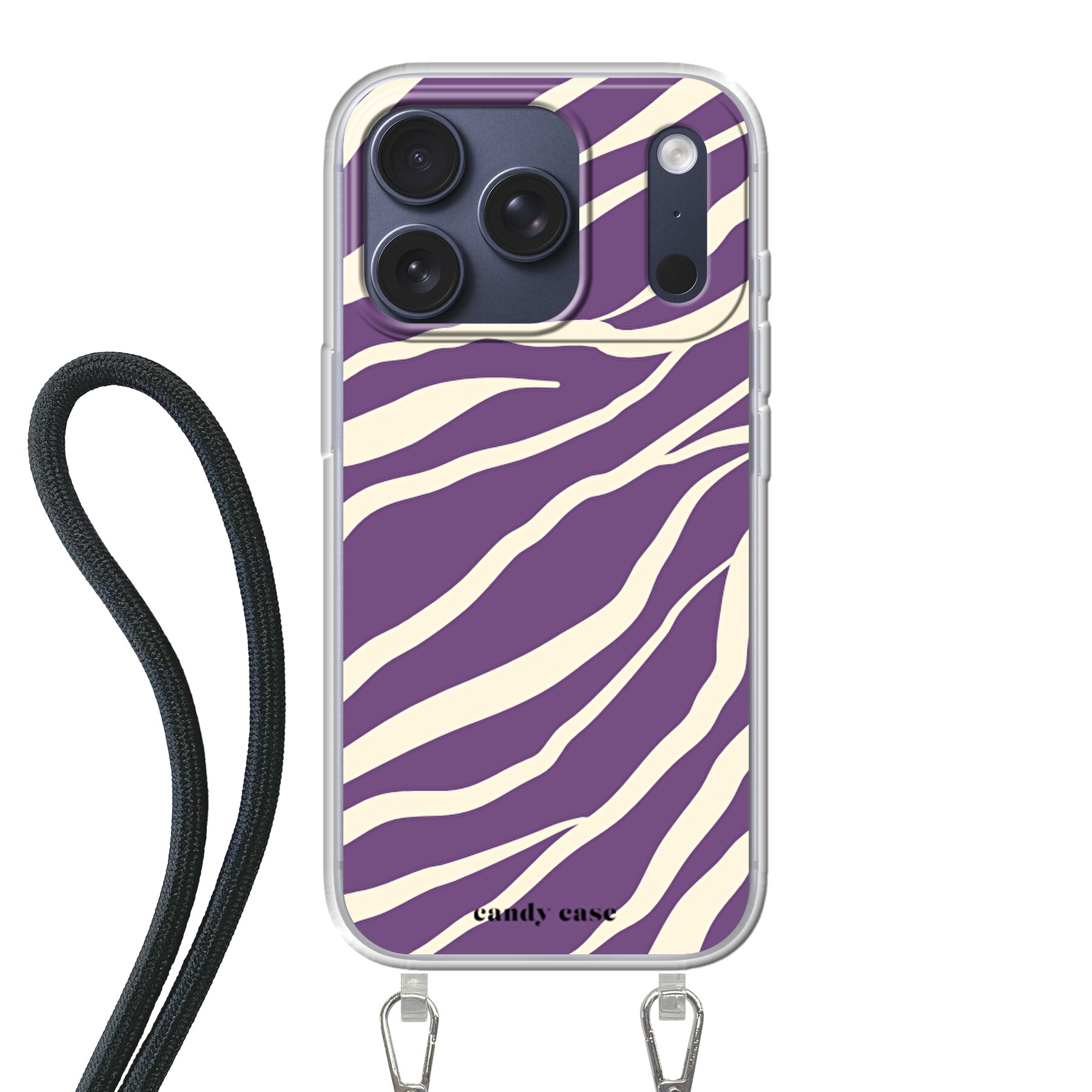 Candy Zebra Violet Limited Editon Crossbody iPhone Telefoonhoesje