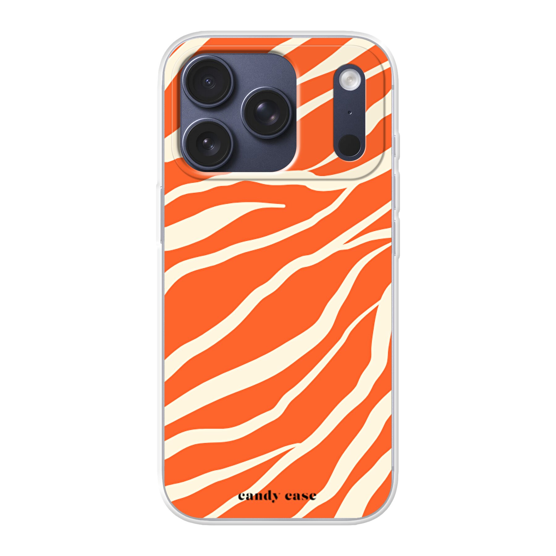 Candy Zebra Orange Limited Editon soft iPhone Telefoonhoesje