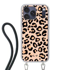 Candy x Perf Leopard beige crossbody iPhone telefoonhoesje
