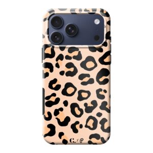 Candy x Perf Leopard beige Tough iPhone telefoonhoesje