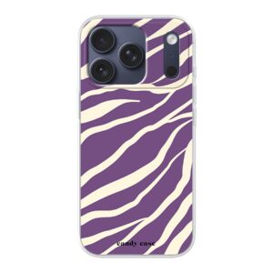Candy Zebra Violet Limited Editon Soft iPhone Telefoonhoesje
