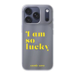 Candy Quote Yellow Soft iPhone telefoonhoesje
