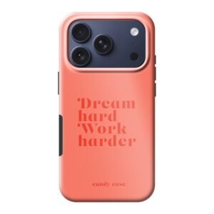 Candy Quote Red Tough iPhone telefoonhoesje