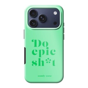 Candy Quote Green Tough iPhone telefoonhoesje