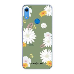 Candy Flower Green soft Huawei telefoonhoesje