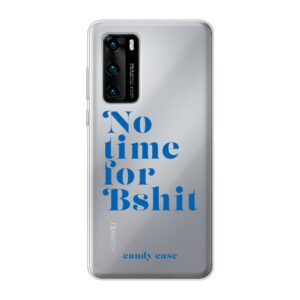 Candy Quote Blue Soft Huawei telefoonhoesje