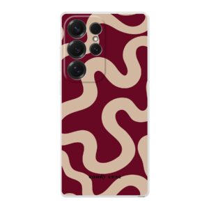 Candy Case Burgundy Swirl Soft Case Samsung Telefoonhoesje