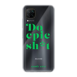 Candy Quote Green Soft Huawei telefoonhoesje