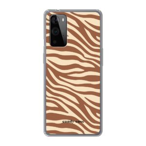 Candy Case Chestnut Zebra Soft Case Oneplus 9 Telefoonhoesje | Stock Sale