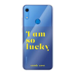 Candy Quote Yellow Soft Huawei telefoonhoesje