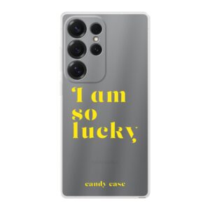 Candy Quote Yellow Soft Samsung telefoonhoesje