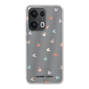 Candy Valentine hearts Oppo soft Telefoonhoesje
