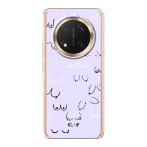 Candy x Perf boob purple soft Honor Telefoonhoesje