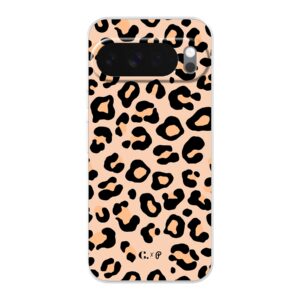 Candy x Perf Leopard beige soft Google telefoonhoesje