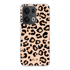 Candy x Perf Leopard beige soft Oppo telefoonhoesje