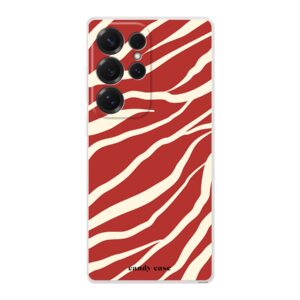 Candy Zebra Red Limited Editon Soft Samsung Telefoonhoesje