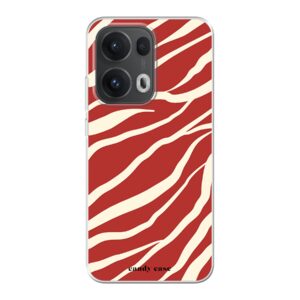 Candy Zebra Red Limited Editon Soft Oppo Telefoonhoesje