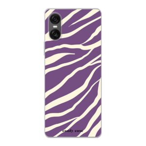 Candy Zebra Violet Limited Editon Soft Sony Telefoonhoesje