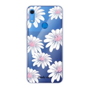 Candy flower pink Huawei soft telefoonhoesje