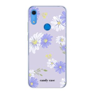 Candy flower purple Huawei Soft telefoonhoesje