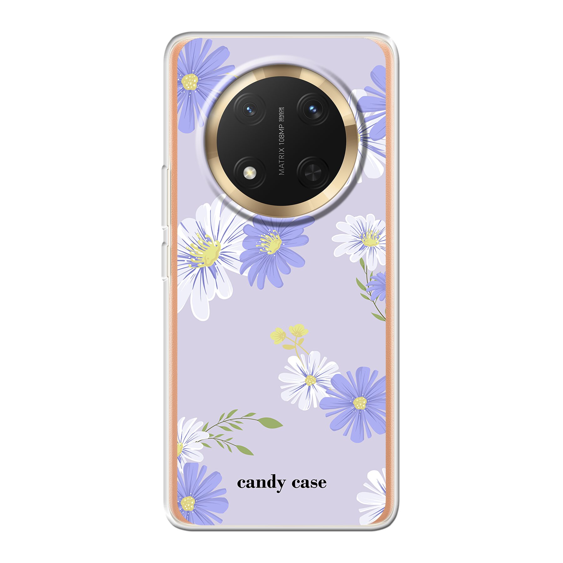 Candy flower purple Honor Soft telefoonhoesje