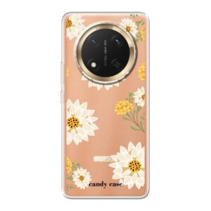 Candy flower yellow Honor soft telefoonhoesje