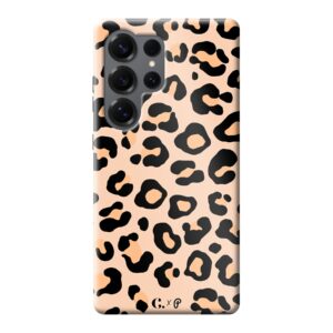 Candy x Perf Leopard beige Tough Samsung telefoonhoesje
