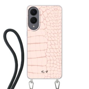 Candy x Perf Snake pink Crossbody Samsung Telefoonhoesje