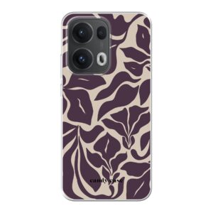 Candy Case Floral Plum Soft Case Oppo Telefoonhoesje