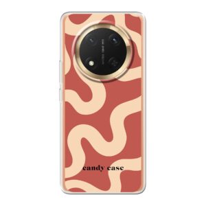 Candy swirl Red soft case Honor telefoonhoesje