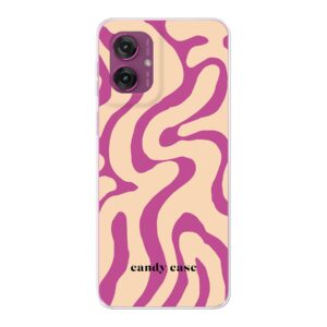 Candy Flow fushia soft case Motorola telefoonhoesje