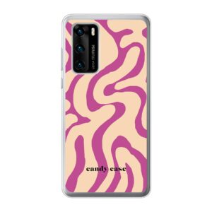 Candy Flow fushia soft case Huawei telefoonhoesje