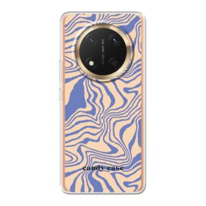 Candy blue dessert soft case Honor telefoonhoesje
