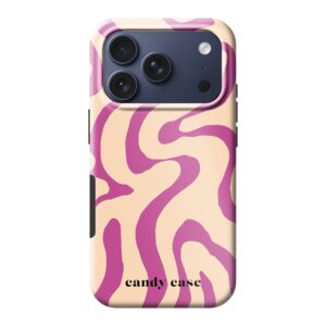 Candy Flow Fuchsia tough Case iPhone telefoonhoesje