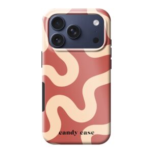 Candy Swirl Red Tough Case iPhone telefoonhoesje