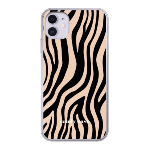 Candy zebra beige soft case iPhone 11 telefoonhoesje | Stock Sale