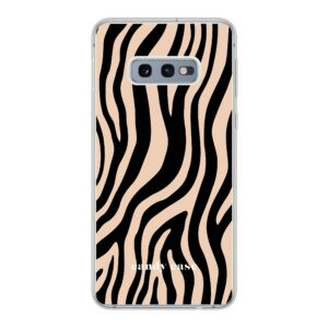 Candy zebra beige soft case Samsung Galaxy S10e telefoonhoesje | Stock Sale