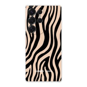 Candy zebra beige soft case Samsung telefoonhoesje