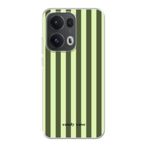 Candy Case Matcha Stripes Soft Case Oppo Telefoonhoesje