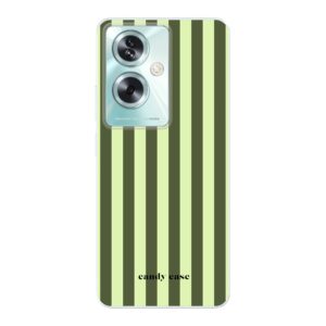 Candy Case Matcha Stripes Soft Case Oppo A79 Telefoonhoesje | Stock Sale