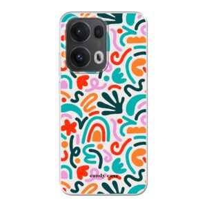 Candy Doodle Multi Oppo soft case telefoonhoesje