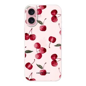 Candy Cherry On Top Soft Case iPhone 16 Telefoonhoesje | Stock Sale