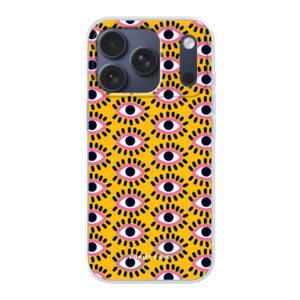 Candy Eyes Geel iPhone soft case telefoonhoesje