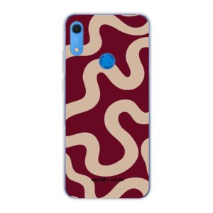 Candy Case Burgundy Swirl Soft Case Huawei Telefoonhoesje
