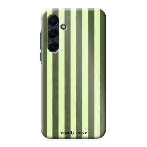 Candy Case Matcha Stripes Soft Case Samsung Galaxy A55 Telefoonhoesje | Stock Sale
