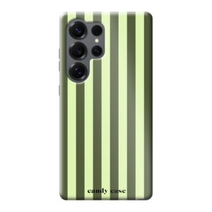Candy Case Matcha Stripes Tough Case Samsung Telefoonhoesje