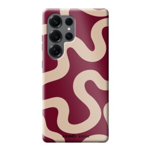 Candy Case Burgundy Swirl Tough Case Samsung Telefoonhoesje
